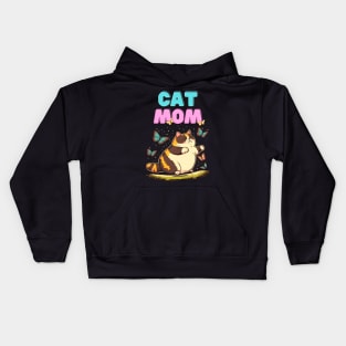 Cat Mom Kids Hoodie